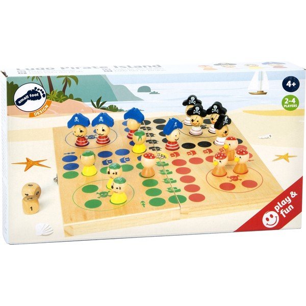 Drevená stolová hra Legler Ludo Pirate Island-image-3