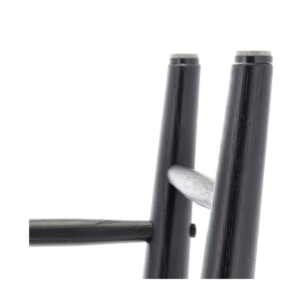 Čierny konzolový stolík z dubového dreva 100x44.5 cm Bast - Villa Collection-image-3