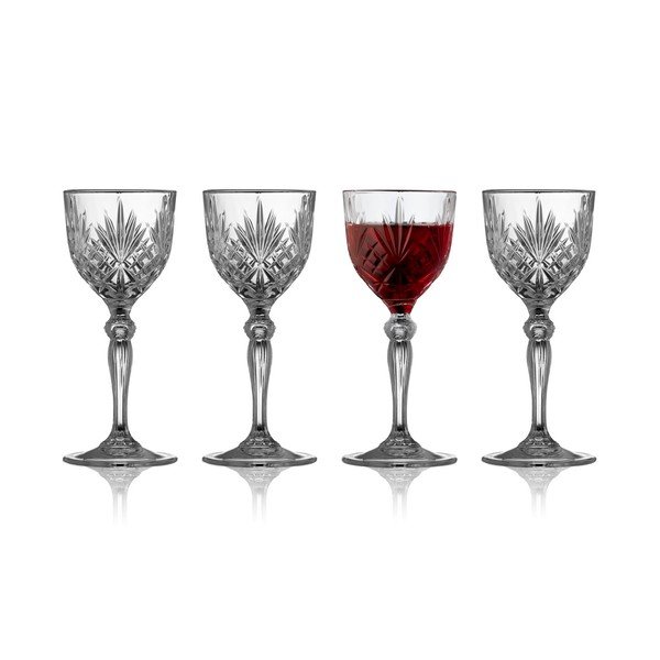 Poháre v súprave 4 ks na víno 140 ml Melodia – Lyngby Glas-image-3
