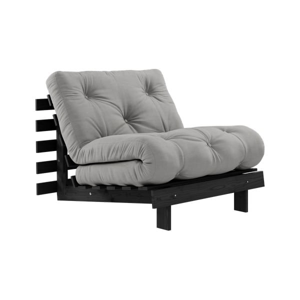 Sivé kreslo Roots Black Night – Karup Design