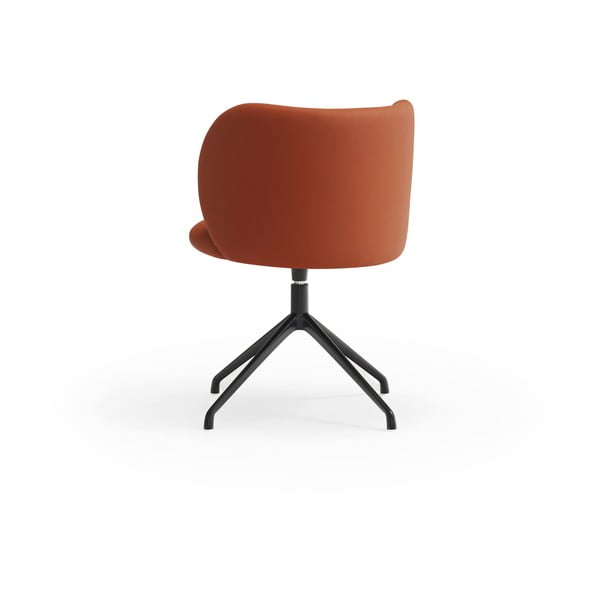 Oranžové čalúnené jedálenské kreslo Mogi – Teulat-image-2