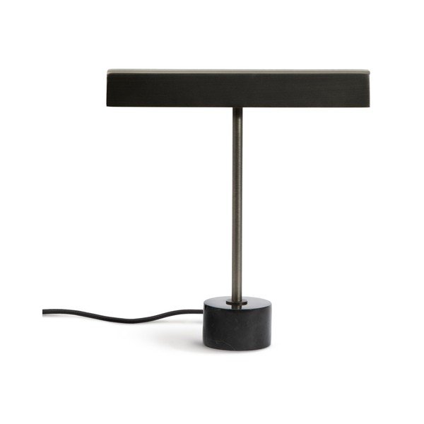 Čierna kovová stolová lampa (výška  32,5 cm) Lynor – Kave Home