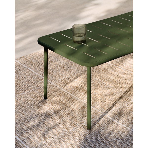 Oceľový Záhradný konferenčný stolík 50x90 cm Zivia – Kave Home-image-3