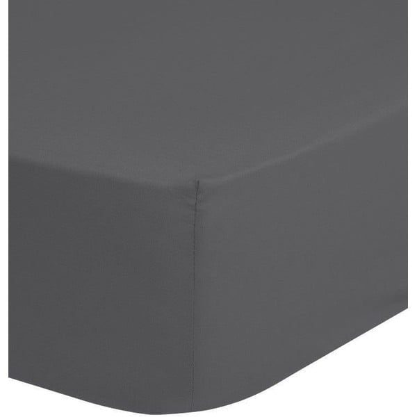 Sivá elastická plachta z bavlneného saténu HIP, 140 x 200 cm-image-1