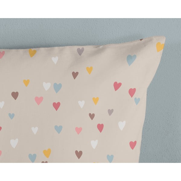 Hnedé/béžové bavlnené detské obliečky do postieľky 100x135 cm Hugs – Good Morning-image-3