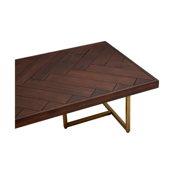 Hnedý okrúhly konferenčný stolík 60x120 cm Brando – Premier Housewares-image-3