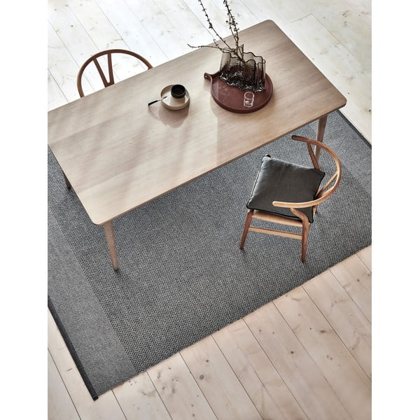 Antracitový vnútorný a vonkajší koberec 85x160 cm Edit Charcoal – Pappelina-image-1
