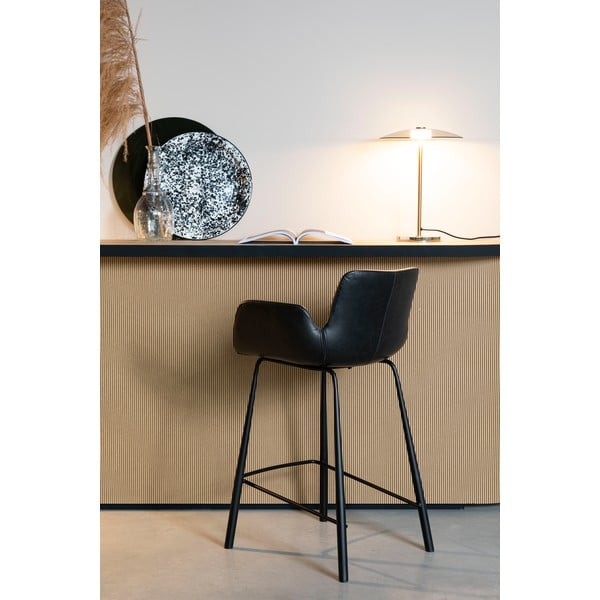 Sivá/v zlatej farbe LED stmievateľná stolová lampa so skleneným tienidlom (výška 42 cm) Float – Zuiver-image-3