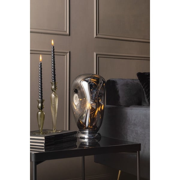 Zelený sklenený svietnik PT LIVING Swirl, výška 17 cm-image-1