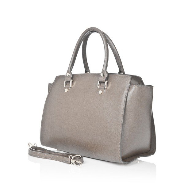 Kožená kabelka Markese 2391 Grey-image-1