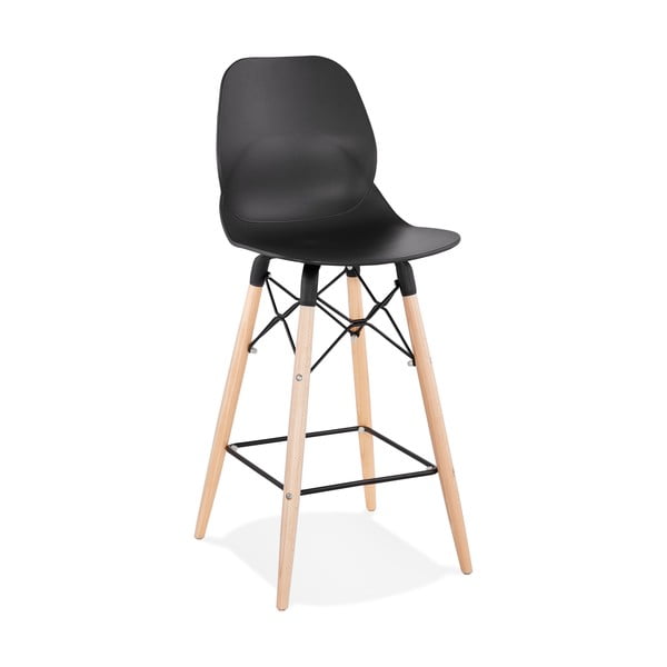 Čierna barová stolička Kokoon Marcel Mini, výška sedu 68 cm