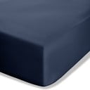 Tmavomodrá napínacia perkálová plachta 150x200 cm Easy Iron Percale – Catherine Lansfield