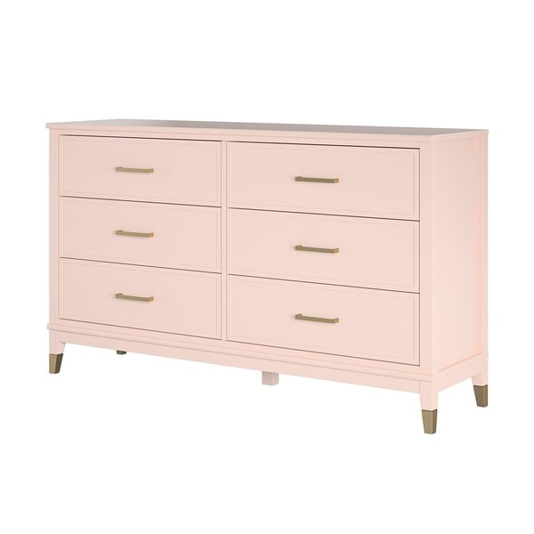 Ružová komoda CosmoLiving by Cosmopolitan Westerleigh, 144 x 85 cm-image-3