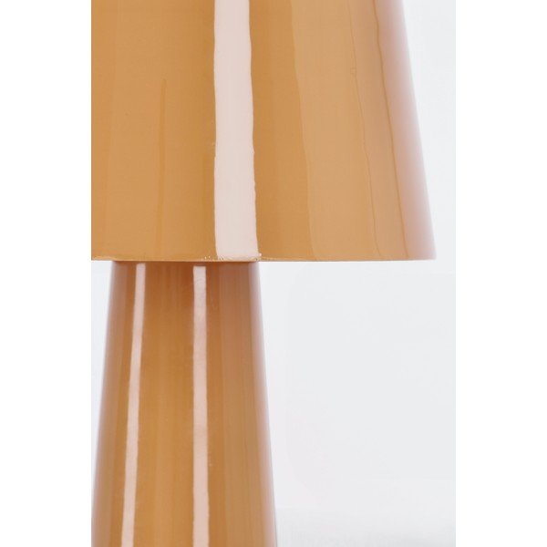 Oranžová kovová LED stolová lampa s kovovým tienidlom (výška  51 cm) Turner – Bizzotto-image-3