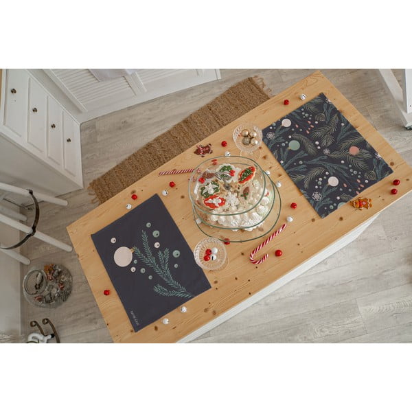 Vianočné látkové prestieranie 2 ks 35x45 cm Christmas Deco – Butter Kings-image-1