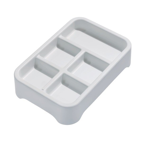 Sivý organizér na šperky iDesign Eco Bin 5, 28,12 x 19,23 cm-image-2