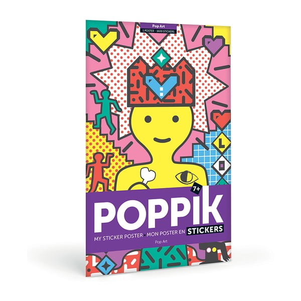 Samolepkový plagát Poppik Pop Art