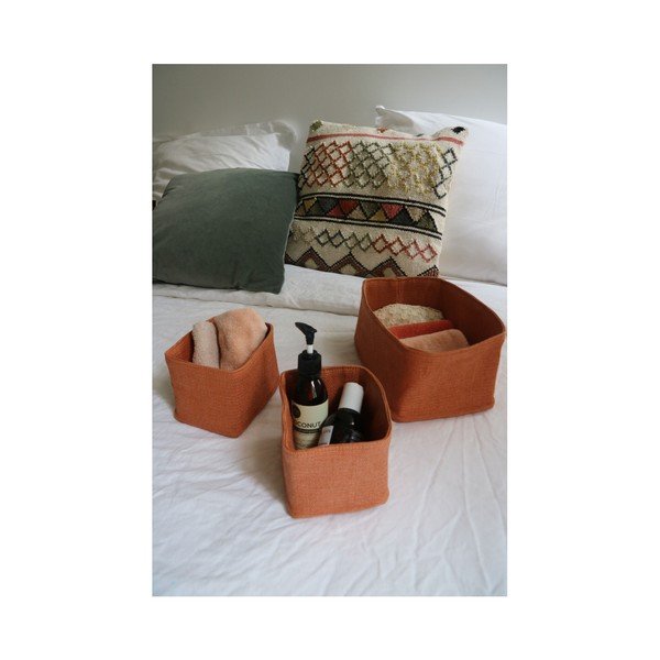 Súprava 3 jutových košíkov Compactor Noah-image-1