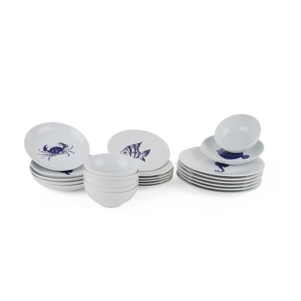 24-dielna sada porcelánového riadu Kutahya Faklia-image-2