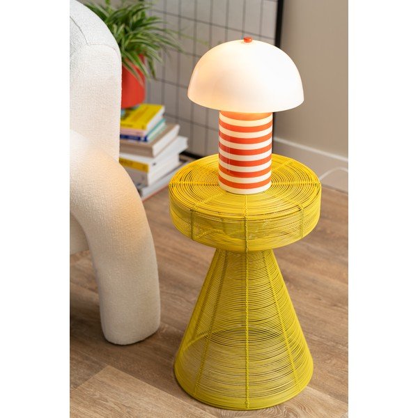 Kovový okrúhly odkladací stolík ø 30,5 cm Cuerda Corcho – Leitmotiv-image-1