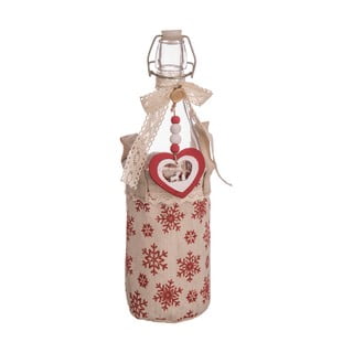 Fľaša v úložnom textilnom košíku Unimasa Christmas