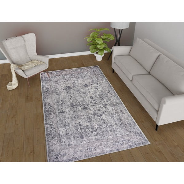 Sivý prateľný behúň 80x200 cm Vintage Orient – ​​Vitaus-image-1