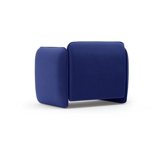 Modré zamatové kreslo Georgia – Micadoni -image-3