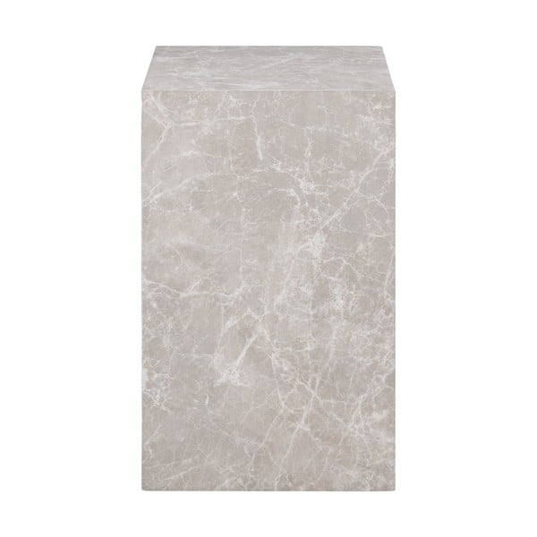 Odkladací stolík v dekore mramoru 30x30 cm Prague – House Nordic-image-2