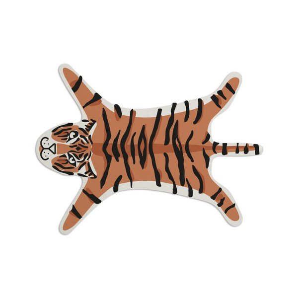 Koberec Really Nice Things Tiger, 150 × 150 cm