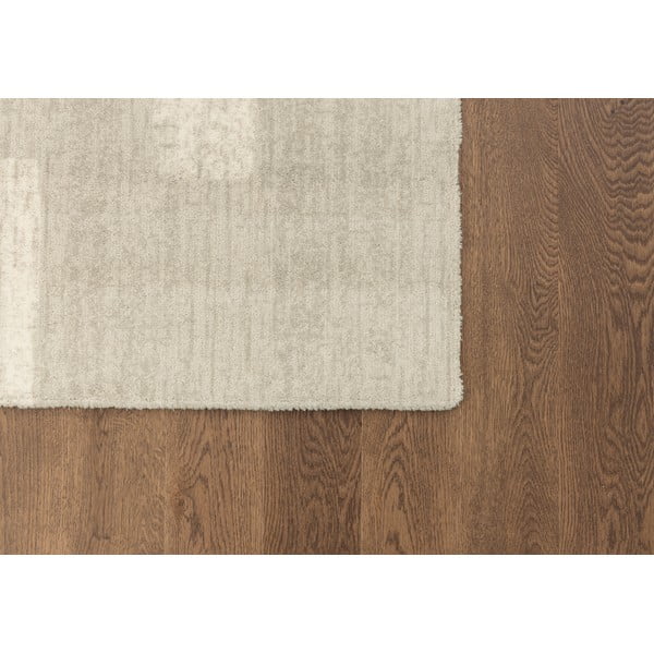 Sivobéžový vlnený koberec 133x190 cm Agnus Brush Lines – Agnella-image-4