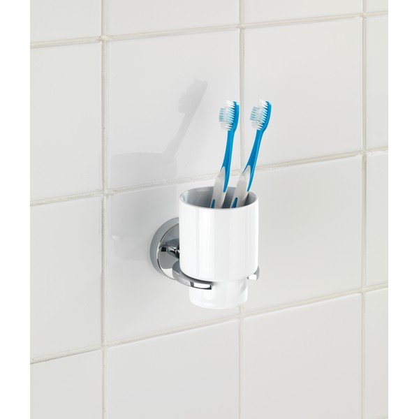 Pohárik na kefky bez nutnosti vŕtania Wenko Vacuum-Loc Capri, až 33g-image-1