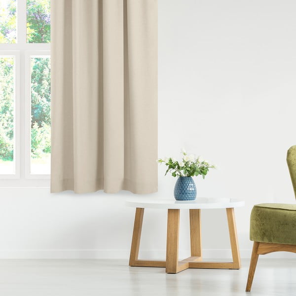 Krémový záves 220x175 cm Carmena - Homede-image-1