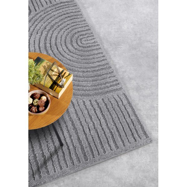 Sivý koberec 80x120 cm Chappe Light Grey – Elle Decoration-image-2