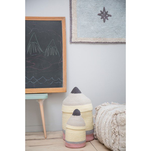 Látkový detský kôš na hračky ø 25x45 cm Pencil Large – Lorena Canals-image-1