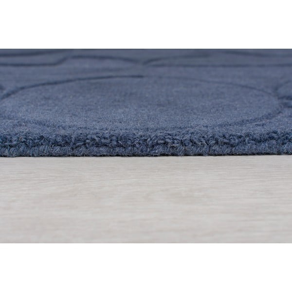 Modrý koberec z vlny Flair Rugs Gigi, 120 × 170 cm-image-4