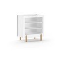 Biela detská komoda s prebaľovacím pultom 88x95x57 cm Smile – Vipack