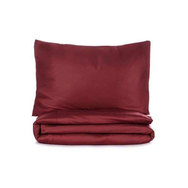 Vínovočervené obliečky na jednolôžko 200x140 cm Elegant  – Mijolnir