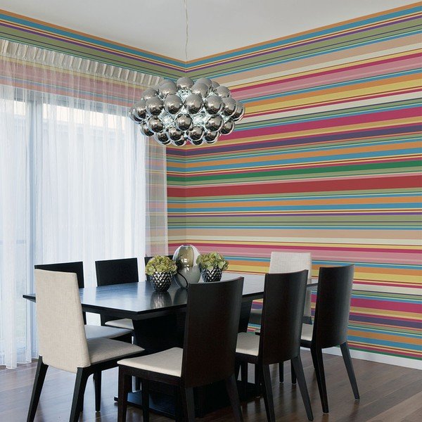 Veľkoformátová tapeta Artgeist Subdued Stripes, 400 x 309 cm-image-1