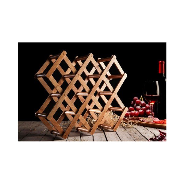 Bambusový stojan na vínne fľaše Bambum Olivia-image-1