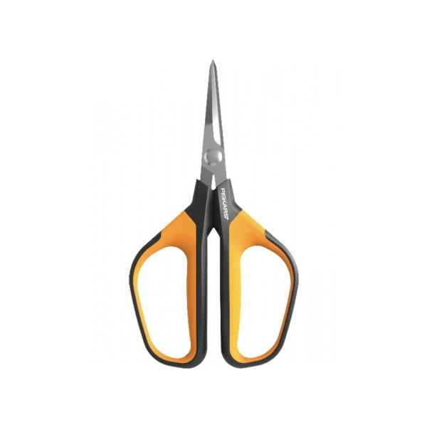 Čierne oceľové zastrihávacie nožnice Fiskars Solid