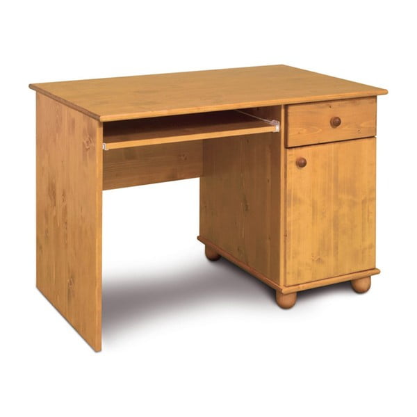 Písací stôl z borovicového dreva Faktum Tomi