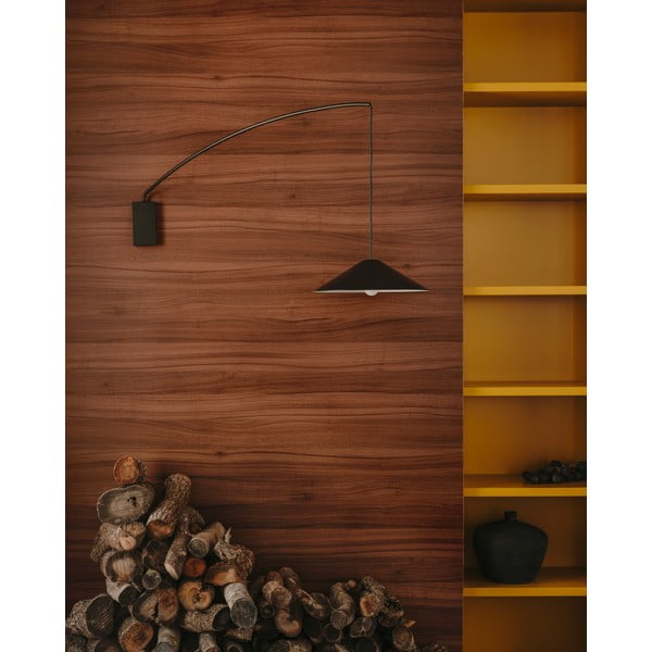 Čierne nástenné svietidlo ø 35 cm Kally – Kave Home-image-2