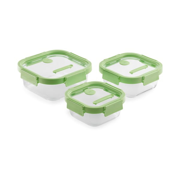 Potravinové škatuľky v súprave 3 ks – Lékué