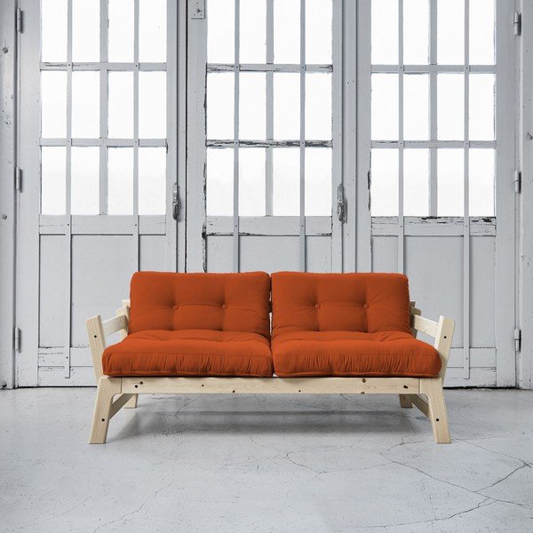 Rozkladacia pohovka Karup Step Natural/Orange-image-1