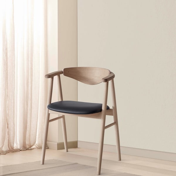 Kožená jedálenská stolička Traditional – Hammel Furniture-image-1