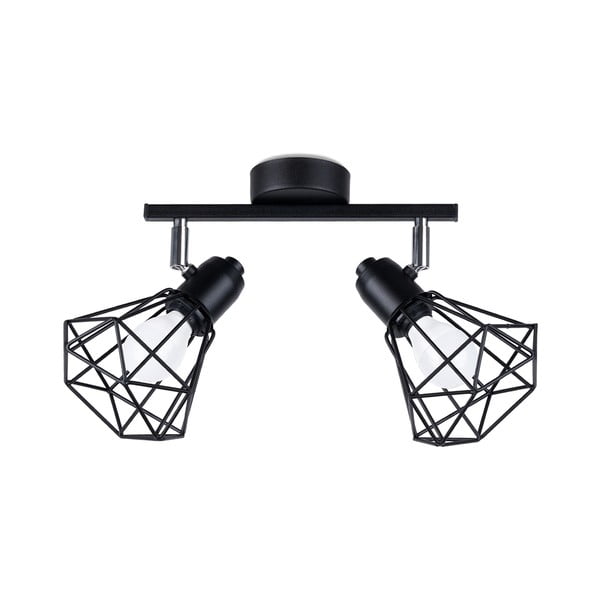 Čierne stropné svietidlo ø 10 cm Varpu – Nice Lamps