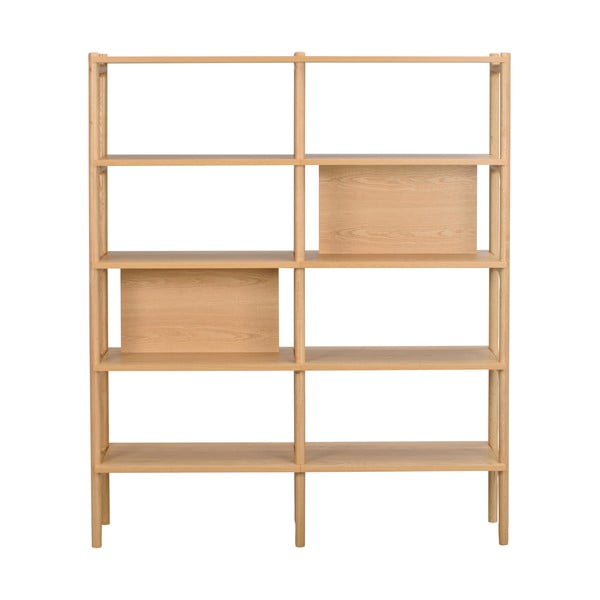 Knižnica s dubovou dýhou Rowico Holton