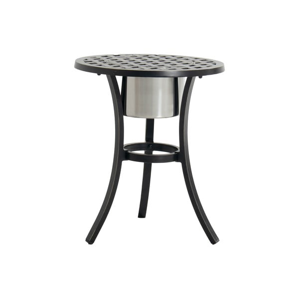 Hliníkový okrúhly záhradný odkladací stolík ø 54,5 cm Rosario – Hartman