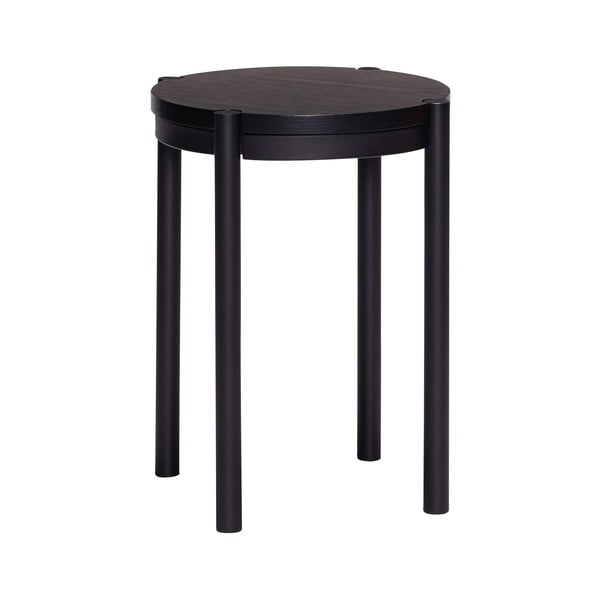 Čierna stolička Oto – Hübsch