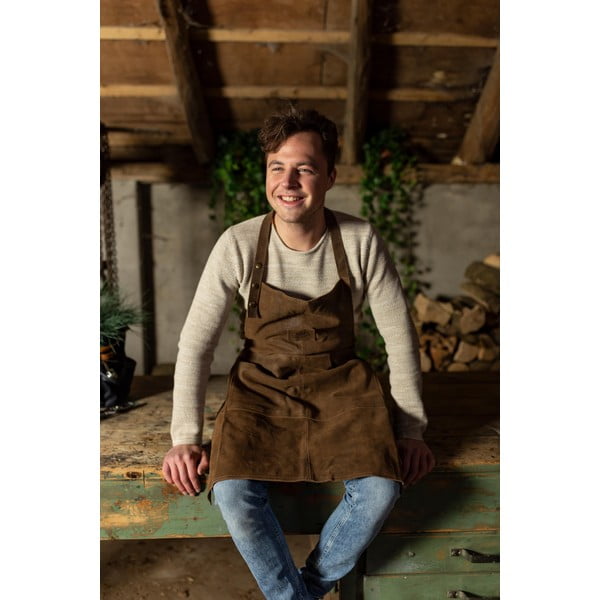 Kožená vonkajšia zástera Esschert Design Barbecue-image-1